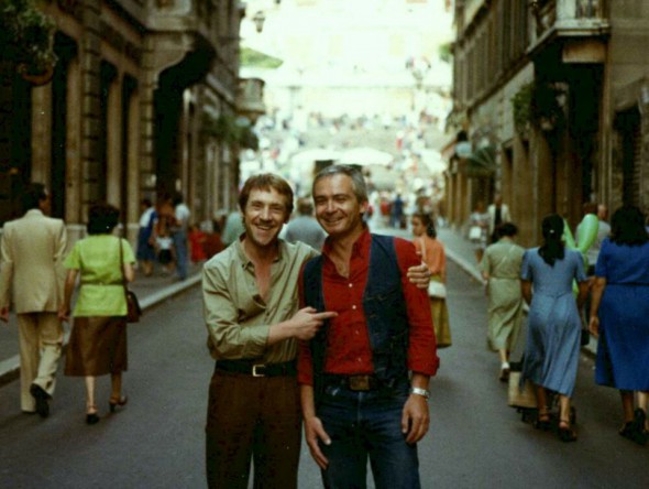 Высоцкий и Дарио Токачелли в Риме